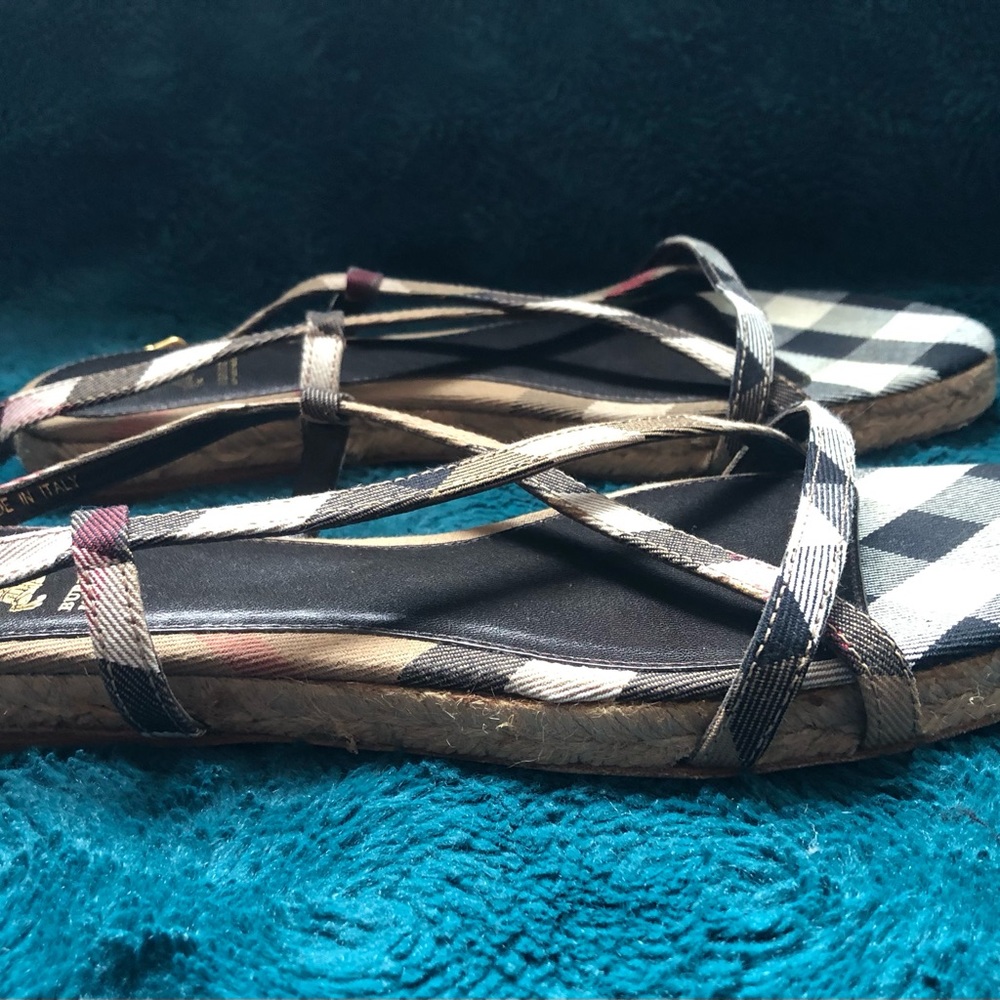 Authentic Burberry Pre-owned strapped espadrilles sandals - Picture 3 of 14